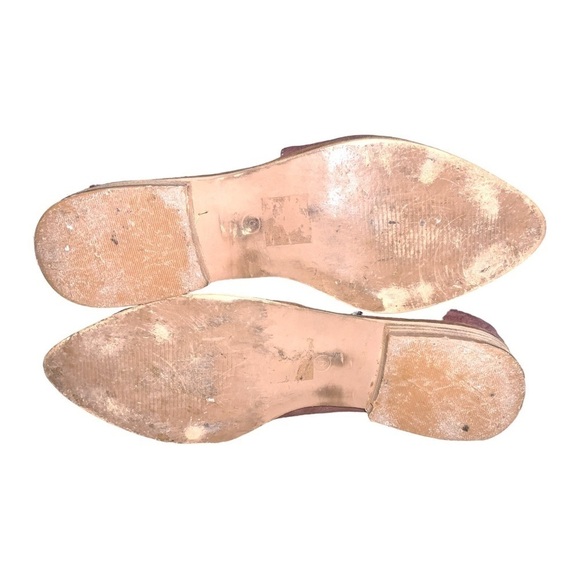 Beast Fashion Carter Buckle Blush Mauve Slip On Cutout Flat Loafer Bootie Vegan - Picture 10 of 10